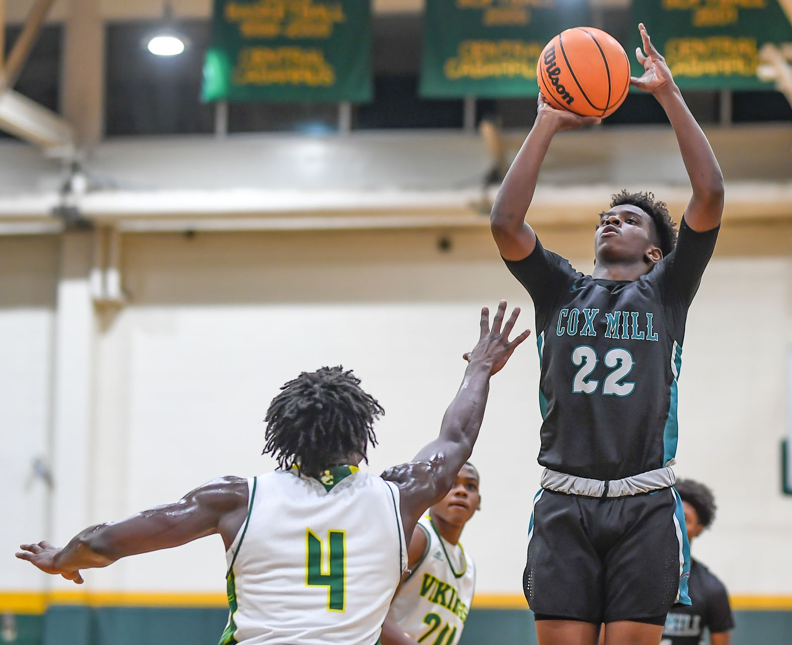Friday night high school basketball action